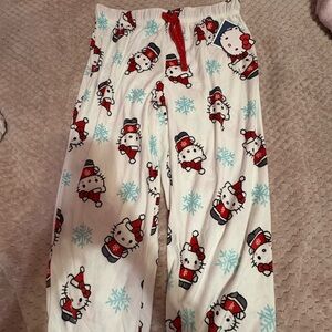 Hello Kitty Woman Pajamas - White and Red